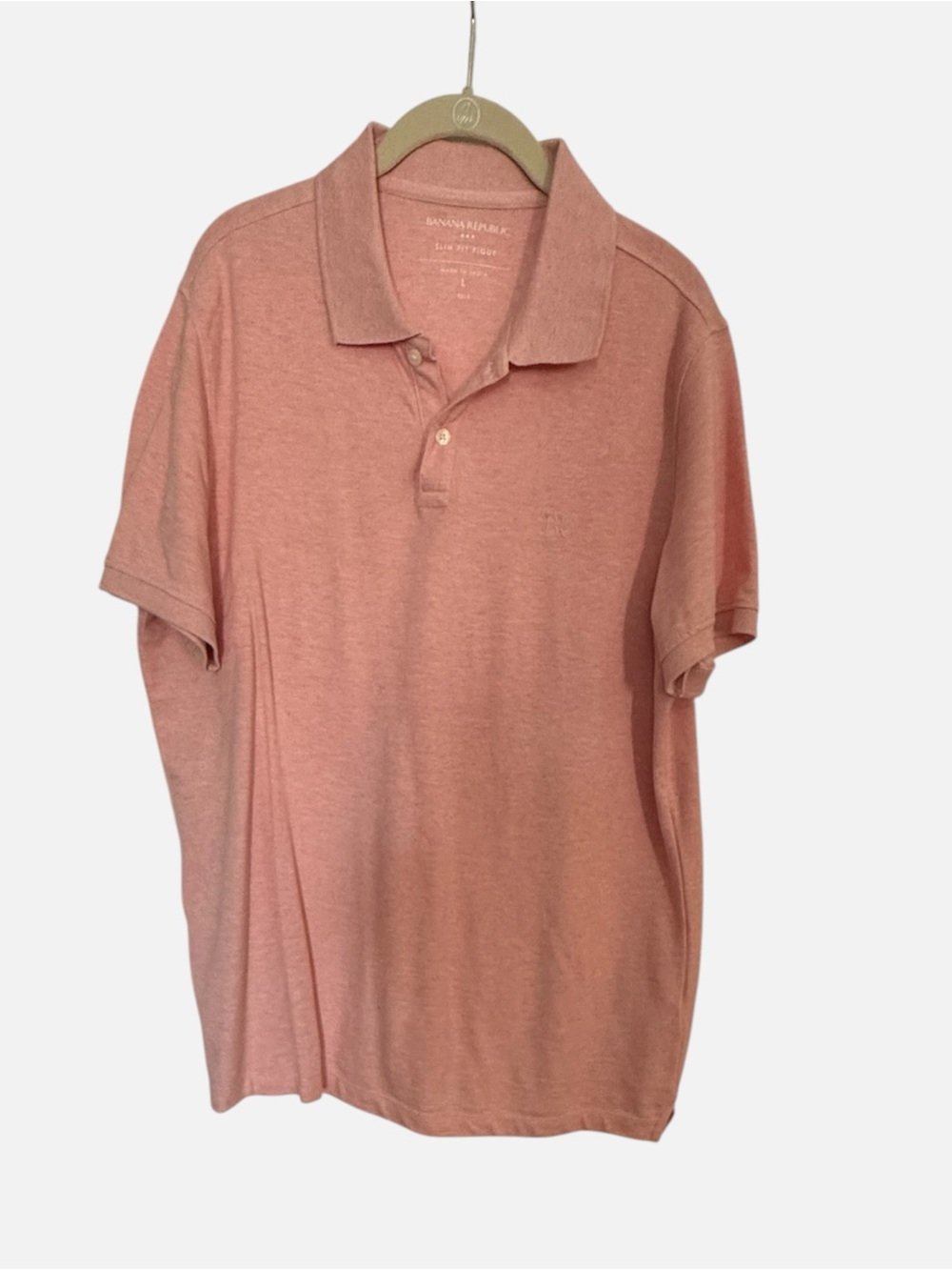 Banana Republic Polo Shirt in Dusty Rose Pink